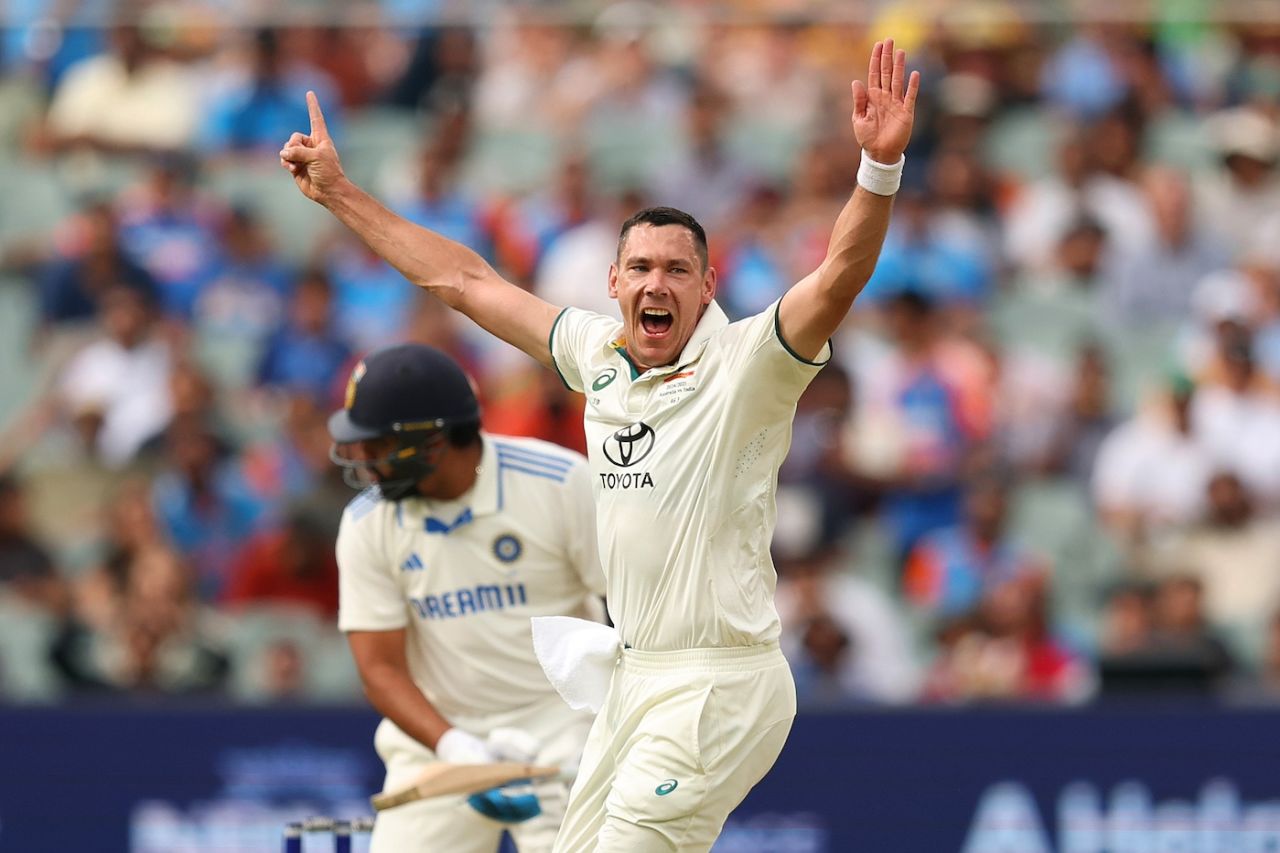 Scott Boland struck shorty after the dinner break, Australia vs India, 2nd Test, Adelaide, 1st day, December 6, 2024