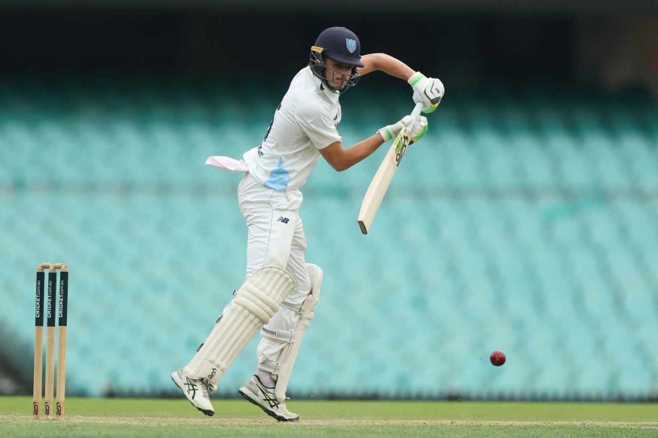 Sam Konstas impressed with an unbeaten half-century, New South Wales vs Western Australia, Day 1, Sheffield Shield, SCG, December 6, 2024