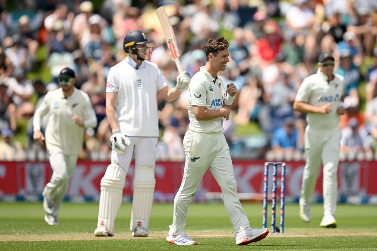 Matt Henry dismissed Zak Crawley for the fourth time in as many innings, New Zealand vs England, 2nd Test, Wellington, 2nd day, December 7, 2024
