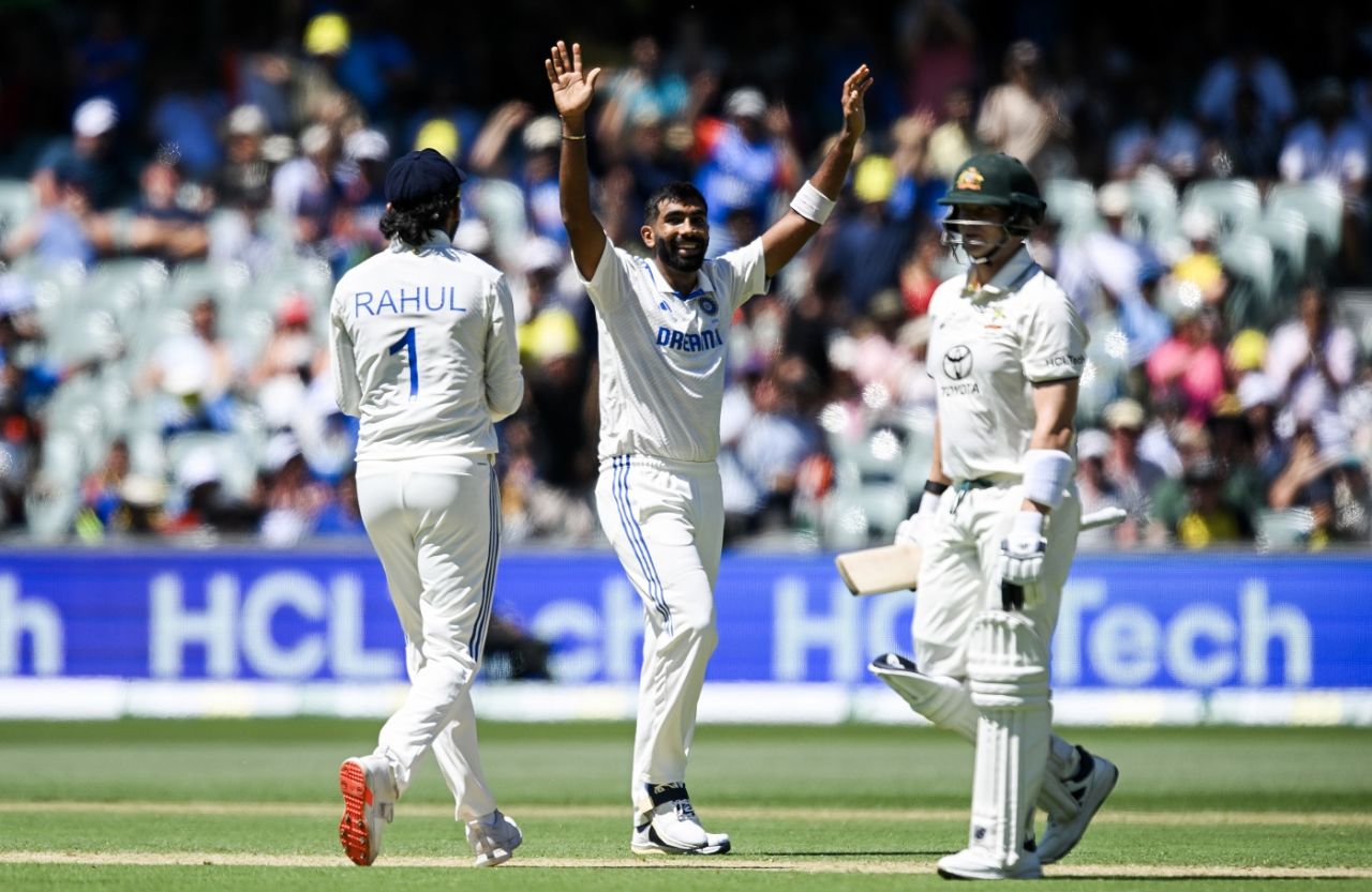 Jasprit Bumrah strangled Steven Smith down leg, Australia vs India, 2nd Test, Adelaide, 2nd day, December 7, 2024