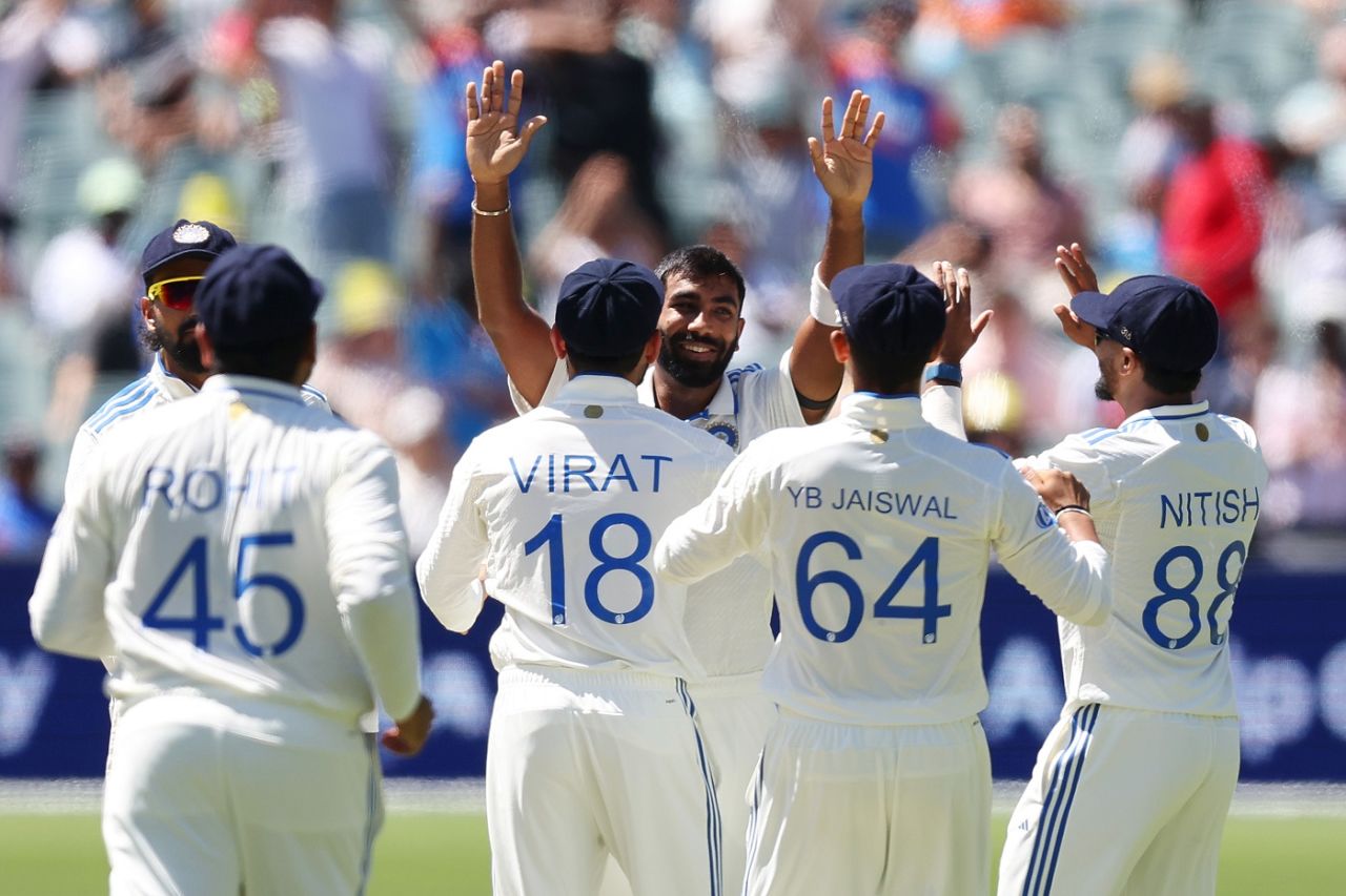 Jasprit Bumrah provided India with the breakthrough, Australia vs India, 2nd Test, Adelaide, 2nd day, December 7, 2024