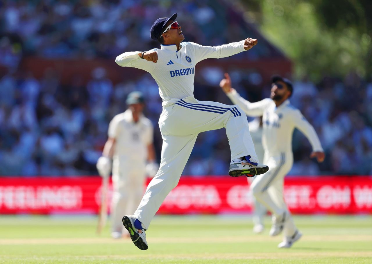 Yashasvi Jaiswal took a sharp catch to dismiss Marnus Labuschagne, Australia vs India, 2nd Test, Adelaide, 2nd day, December 7, 2024