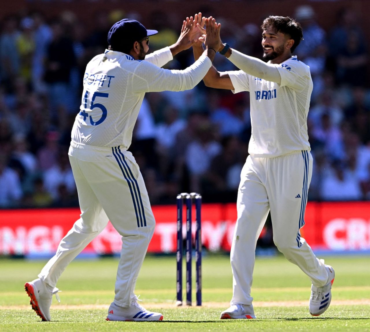 Nitish Kumar Reddy struck just before lunch on the second day, Australia vs India, 2nd Test, Adelaide, 2nd day, December 7, 2024