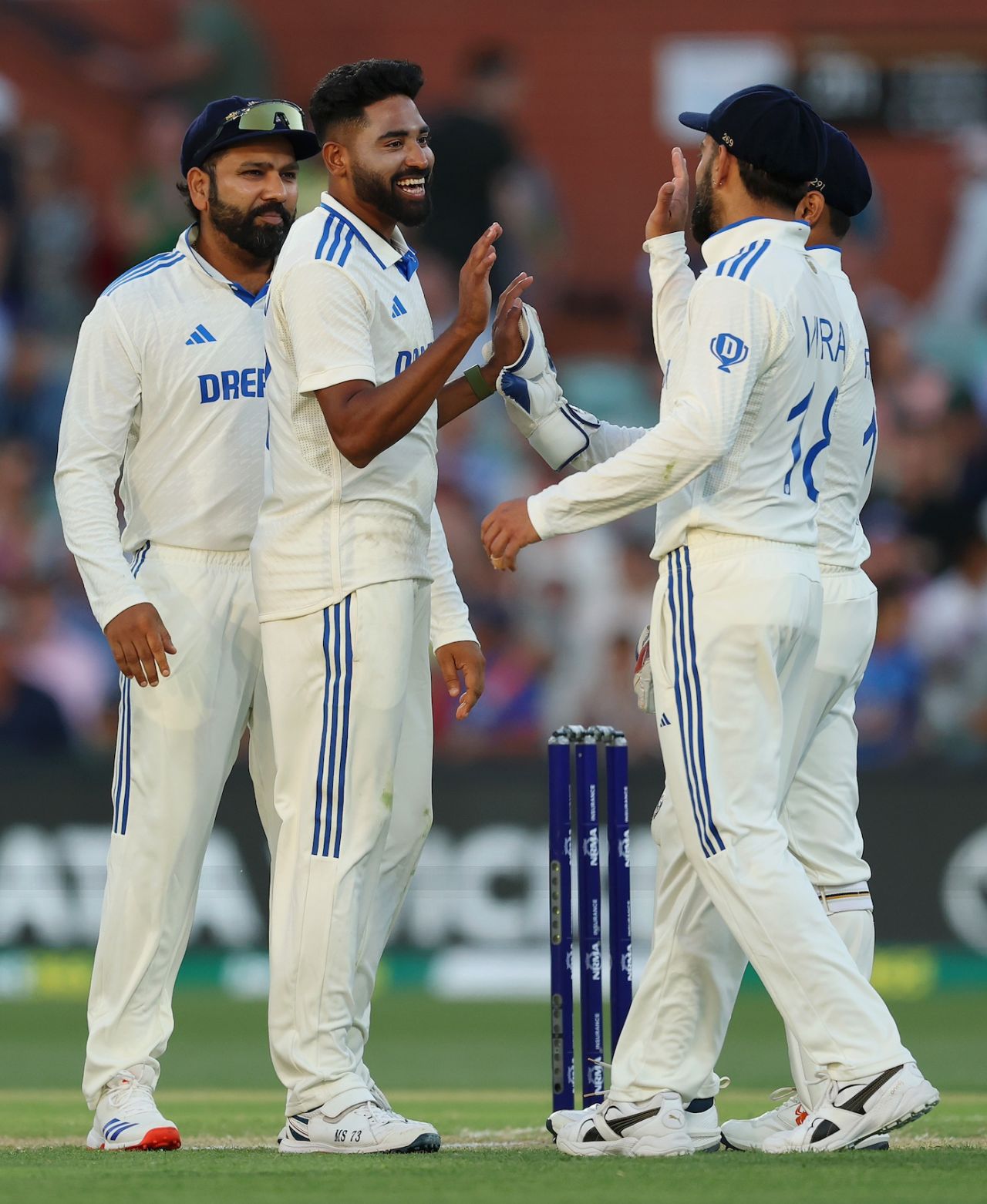 Mohammed Siraj got rid of Mitchell Starc first ball after the second break, Australia vs India, 2nd Test, Adelaide, 2nd day, December 7, 2024