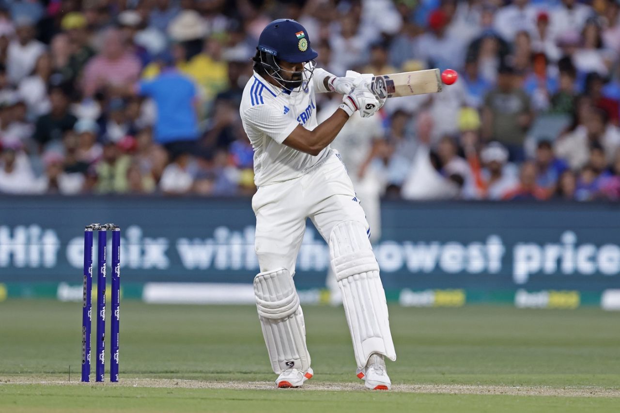 KL Rahul was taken aback by Pat Cummins' bumper, Australia vs India, 2nd Test, Adelaide, 2nd day, December 7, 2024