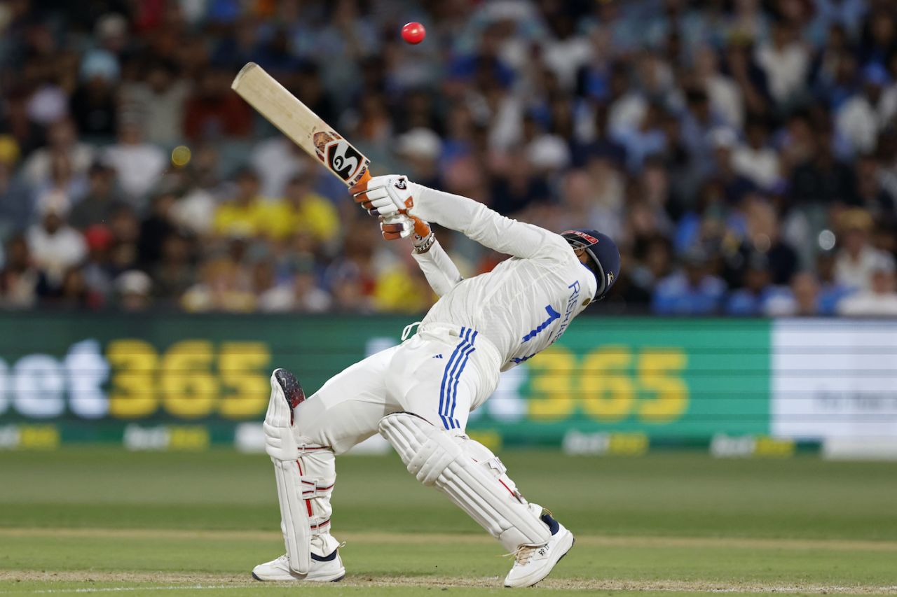 Believe it or not but that is Rishabh Pant nailing the reverse pull, Australia vs India, 2nd Test, Adelaide, 2nd day, December 7, 2024