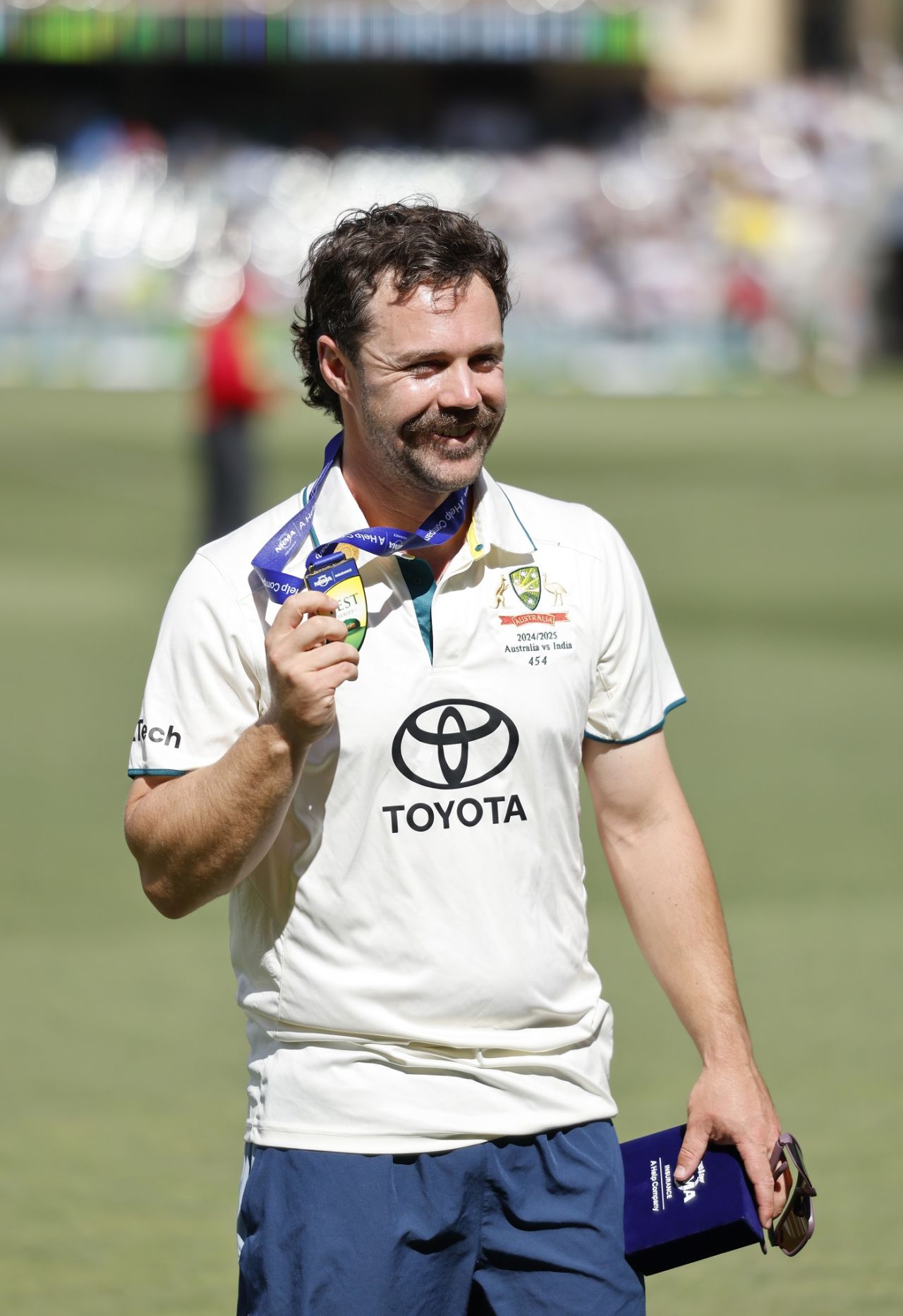 Travis Head was named the Player of the Match for his 140, Australia vs India, 2nd Test, Adelaide, 3rd day, December 8, 2024