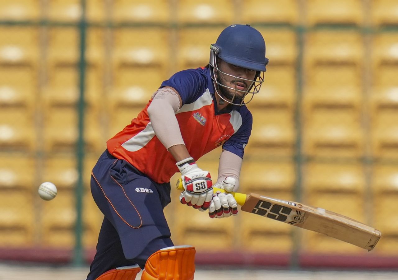 Raj Bawa top-scored for Chandigarh, Bengal vs Chandigarh, Syed Mushtaq Ali Trophy, pre-quarter-final, Bengaluru, December 9, 2024