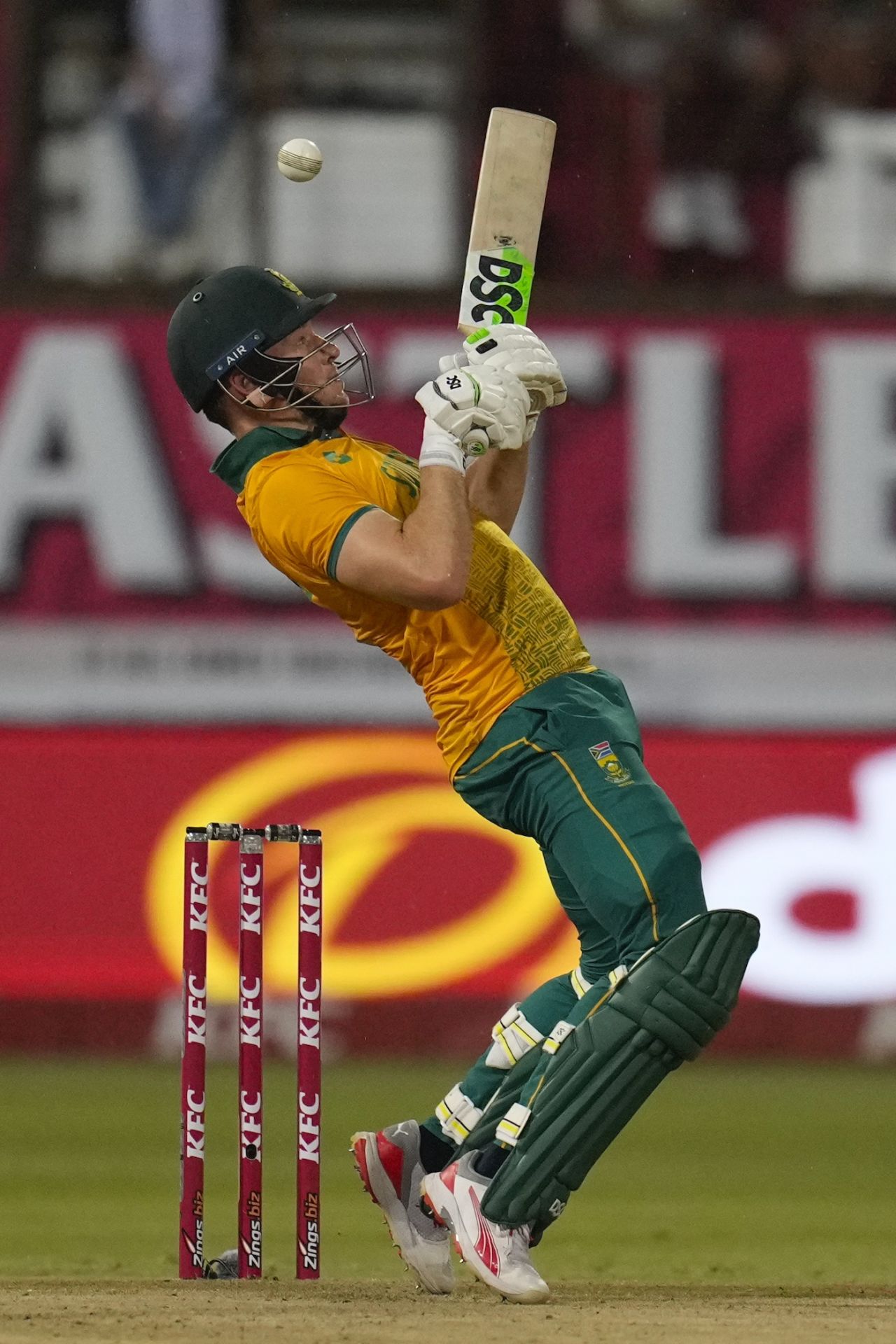 David Miller found his runs in all sorts of ways, South Africa vs Pakistan, 1st T20I, Durban, December 10, 2024