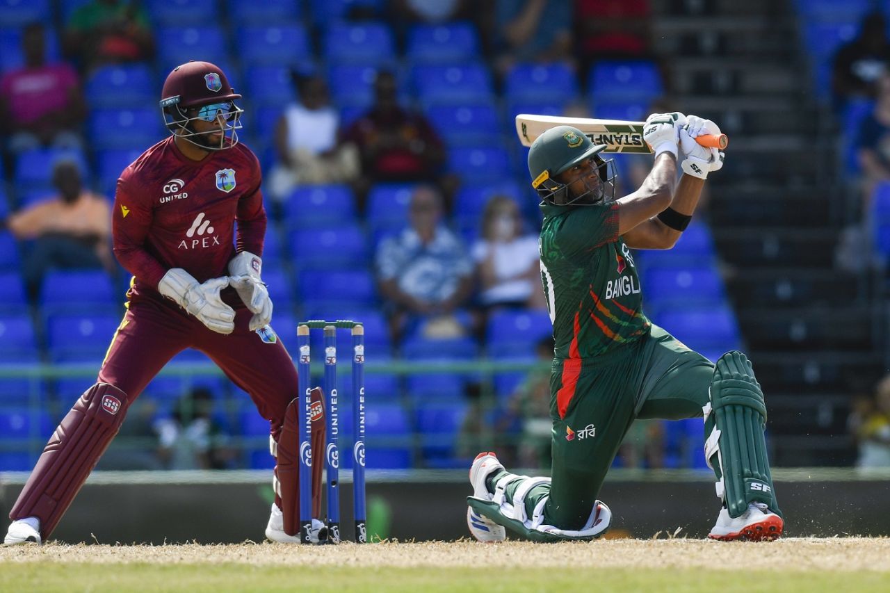 Mahmudullah goes big, West Indies vs Bangladesh, 2nd ODI, Basseterre, December 10, 2024