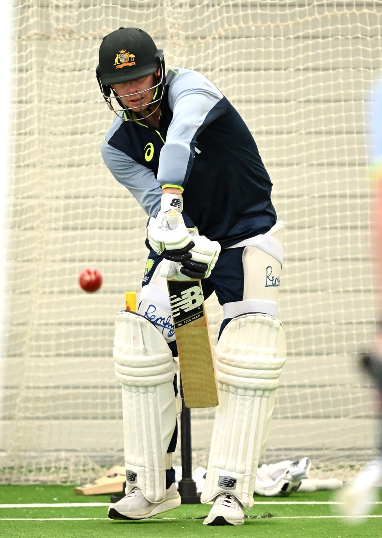 Steven Smith bats at the nets, Brisbane, December 11, 2024