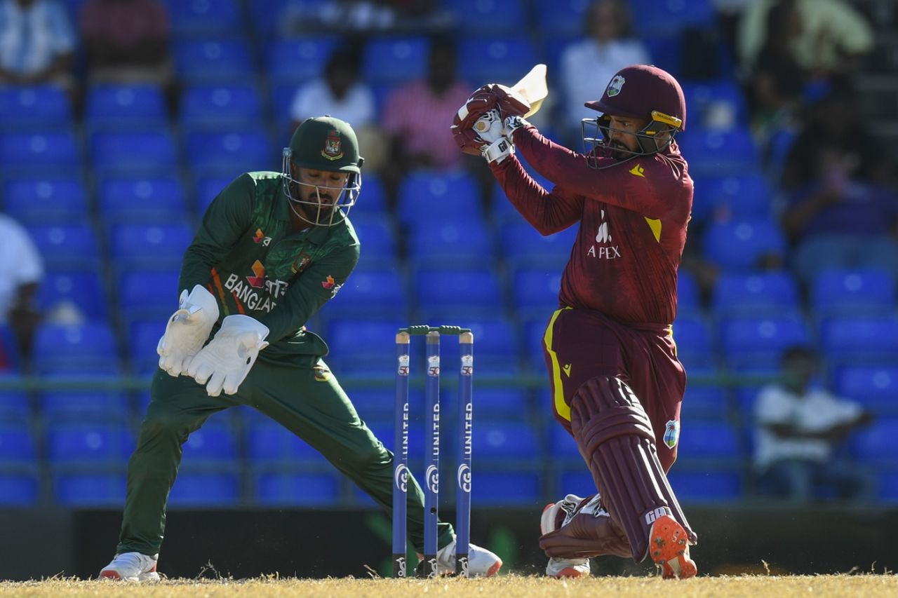 Amir Jangoo went past fifty on ODI debut, West Indies vs Bangladesh, 3rd ODI, Basseterre, December 12, 2024