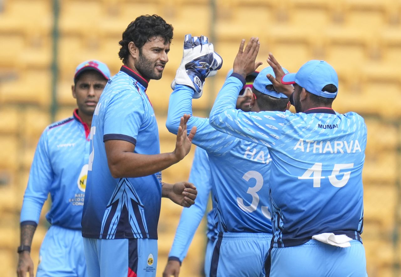 Shivam Dube dismissed Hardik Pandya in the semi-final, Syed Mushtaq Ali Trophy, 1st semi-final, Bengaluru, December 13, 2024