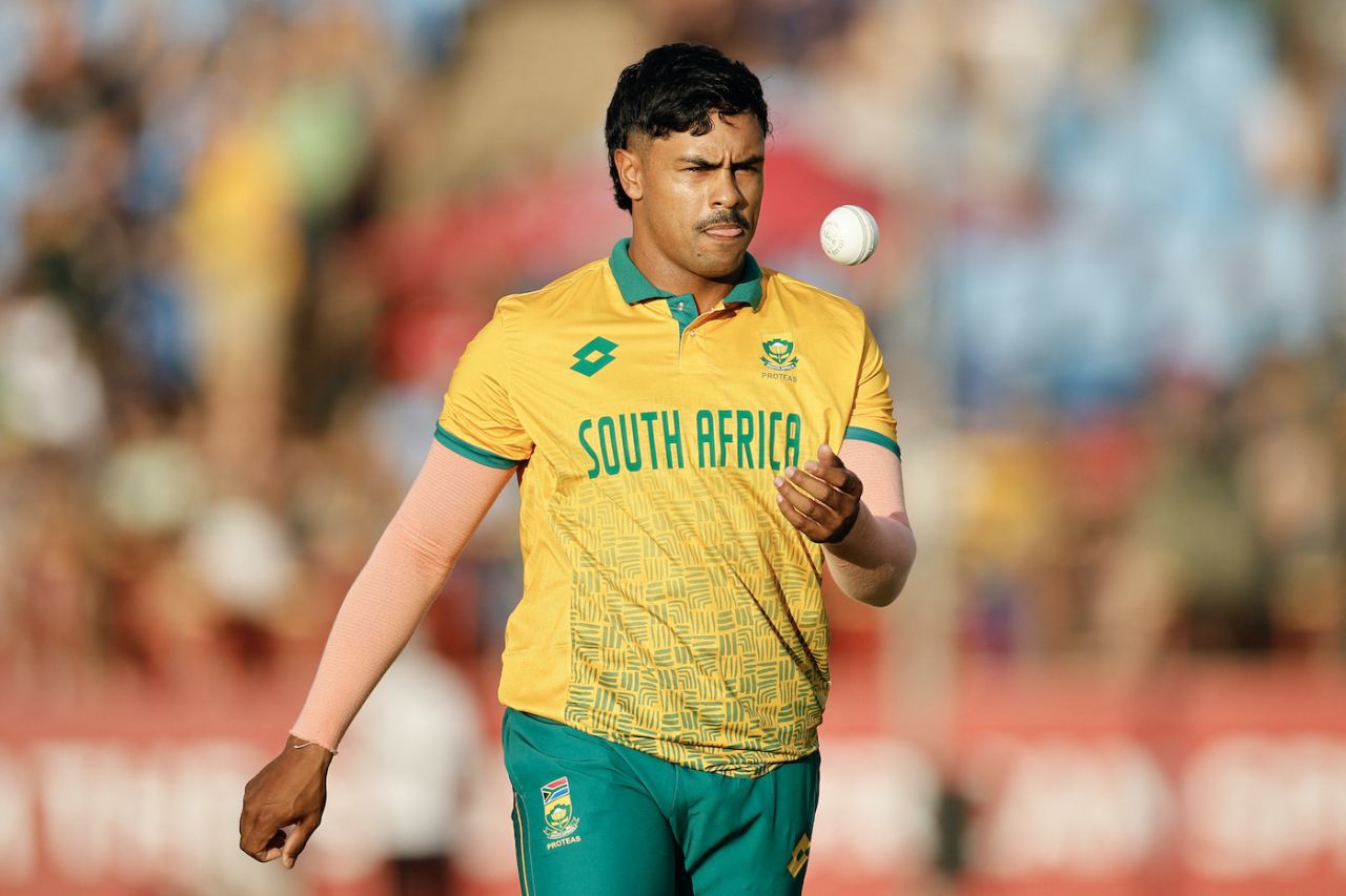 Dayyaan Galiem had a good outing on T20I debut, South Africa vs Pakistan, 2nd T20I, Centurion, December 13, 2024