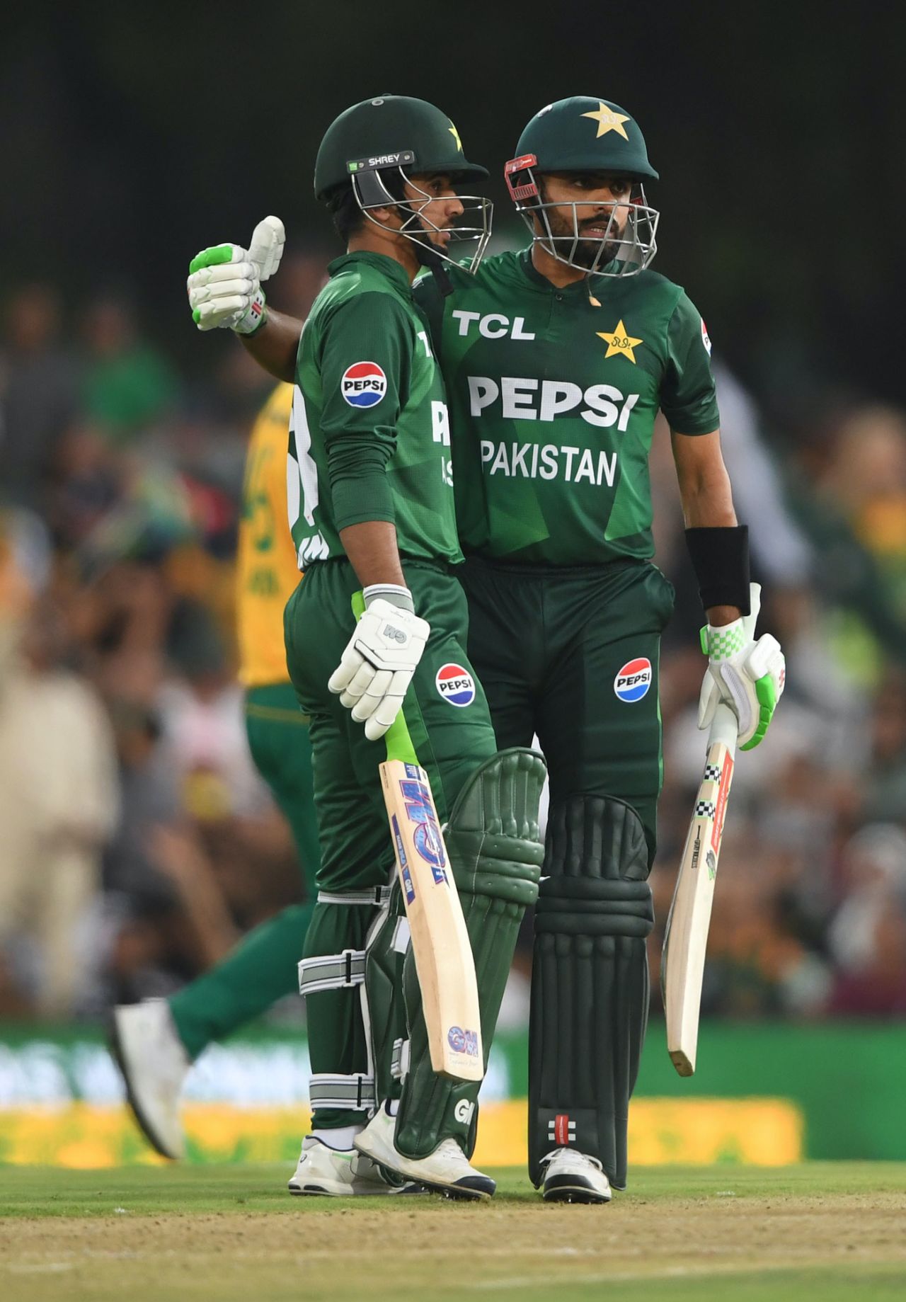 Saim Ayub and Babar Azam added 87 off 45 balls, South Africa vs Pakistan, 2nd T20I, Centurion, December 13, 2024