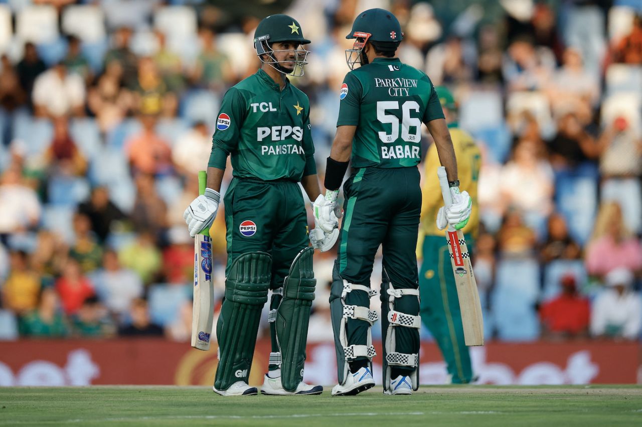 Babar Azam started quickly before Saim Ayub took over, South Africa vs Pakistan, 2nd T20I, Centurion, December 13, 2024