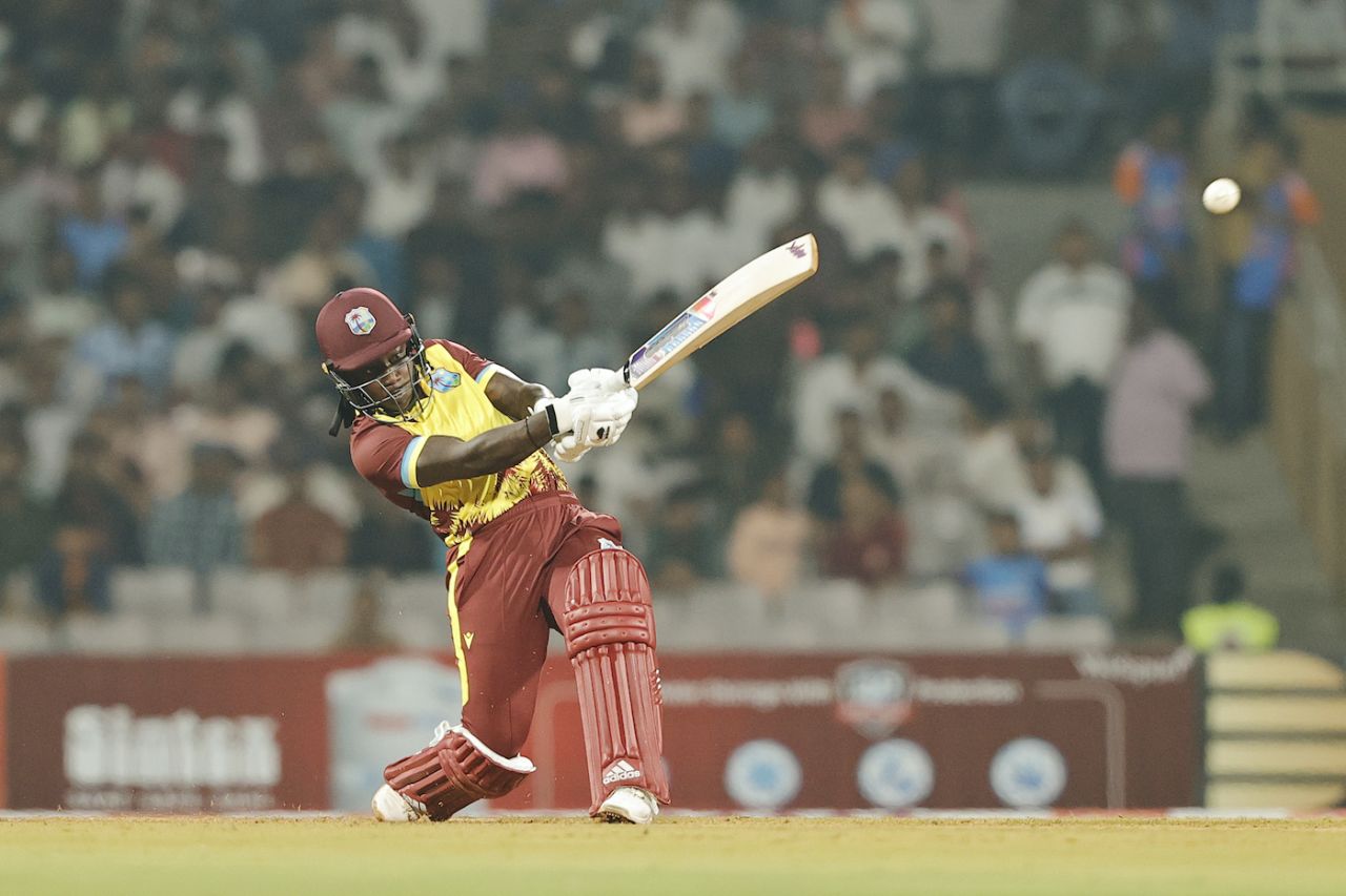 Deandra Dottin started with a bang, India vs West Indies, 1st Women's T20I, Navi Mumbai, December 15, 2024