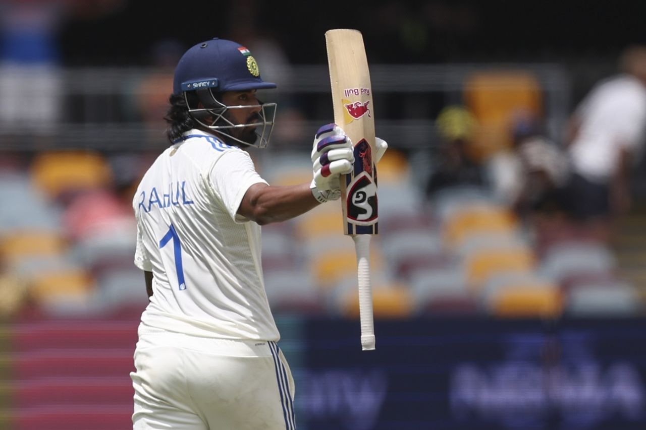 KL Rahul went past fifty for the second time in the series, Australia vs India, 3rd Test, Brisbane, 4th day, December 17, 2024
