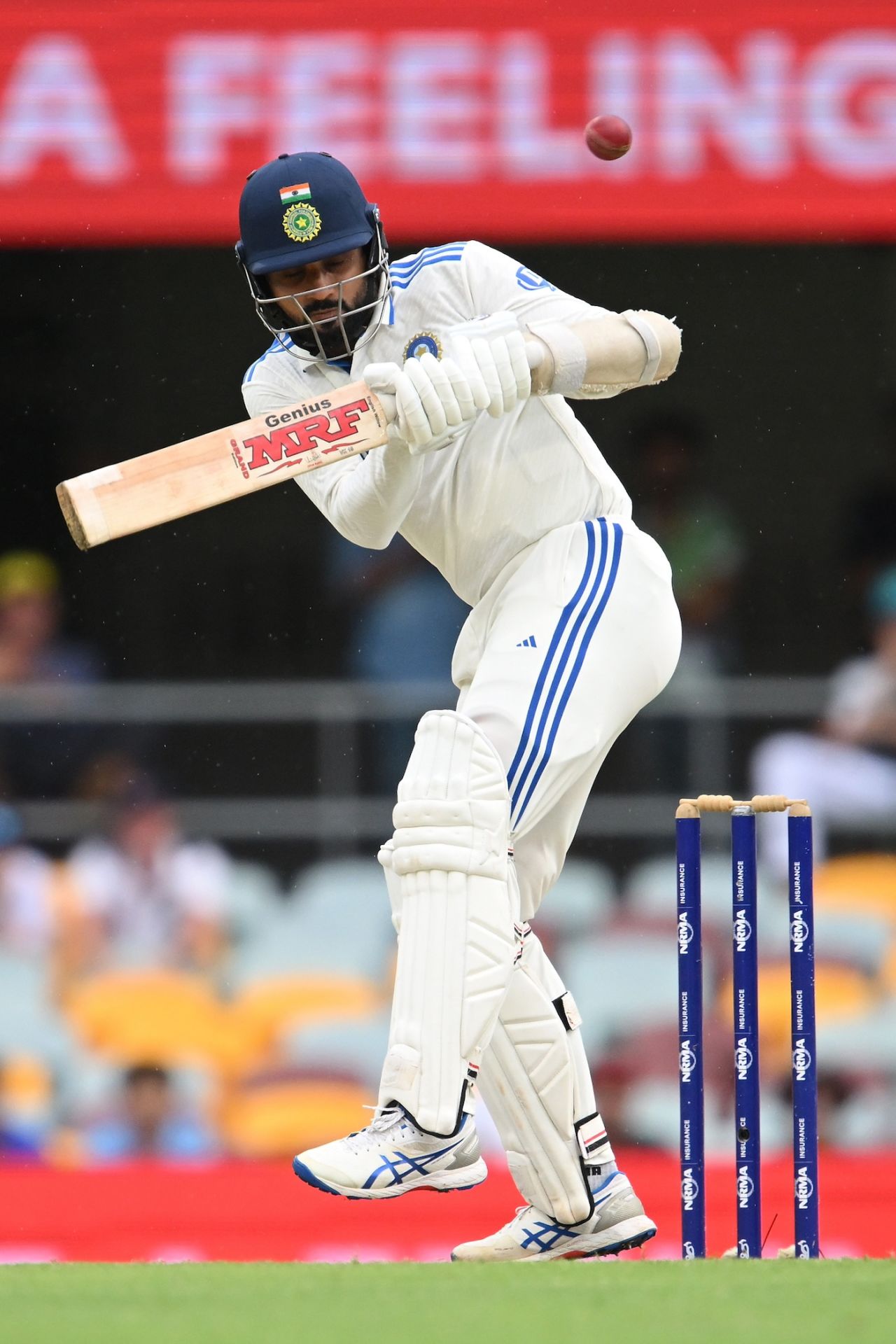 Akash Deep played his part in the last-wicket stand, Australia vs India, 3rd Test, Brisbane, 4th day, December 17, 2024