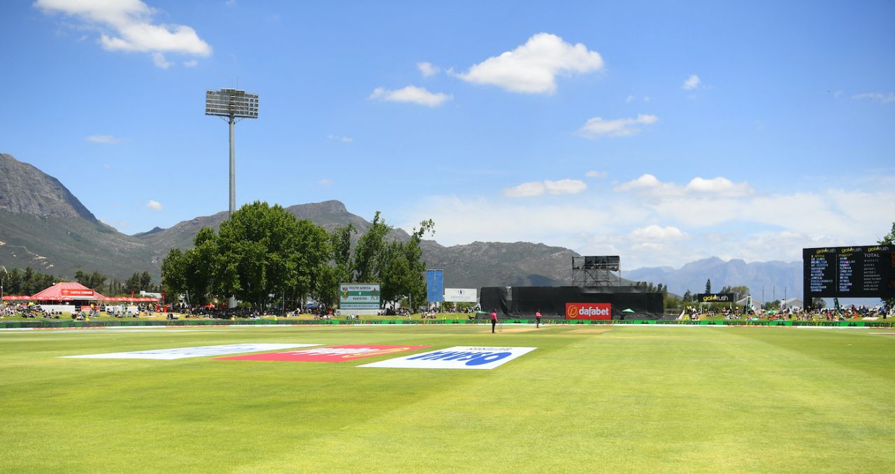 General view of the Boland Park in Paarl, South Africa vs Pakistan, 1st ODI, Paarl, December 17, 2024