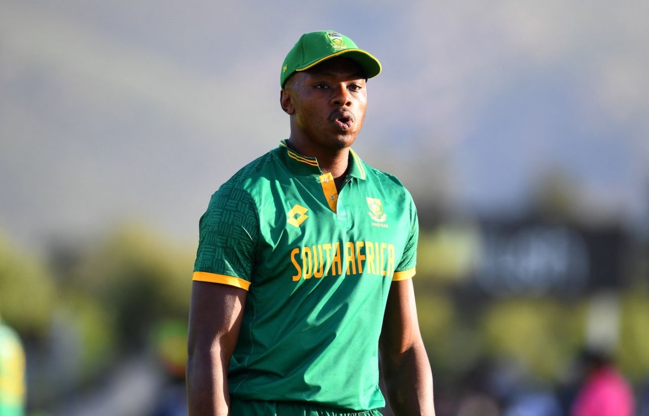 Kagiso Rabada in his first ODI of 2024, South Africa vs Pakistan, 1st ODI, Paarl, December 17, 2024