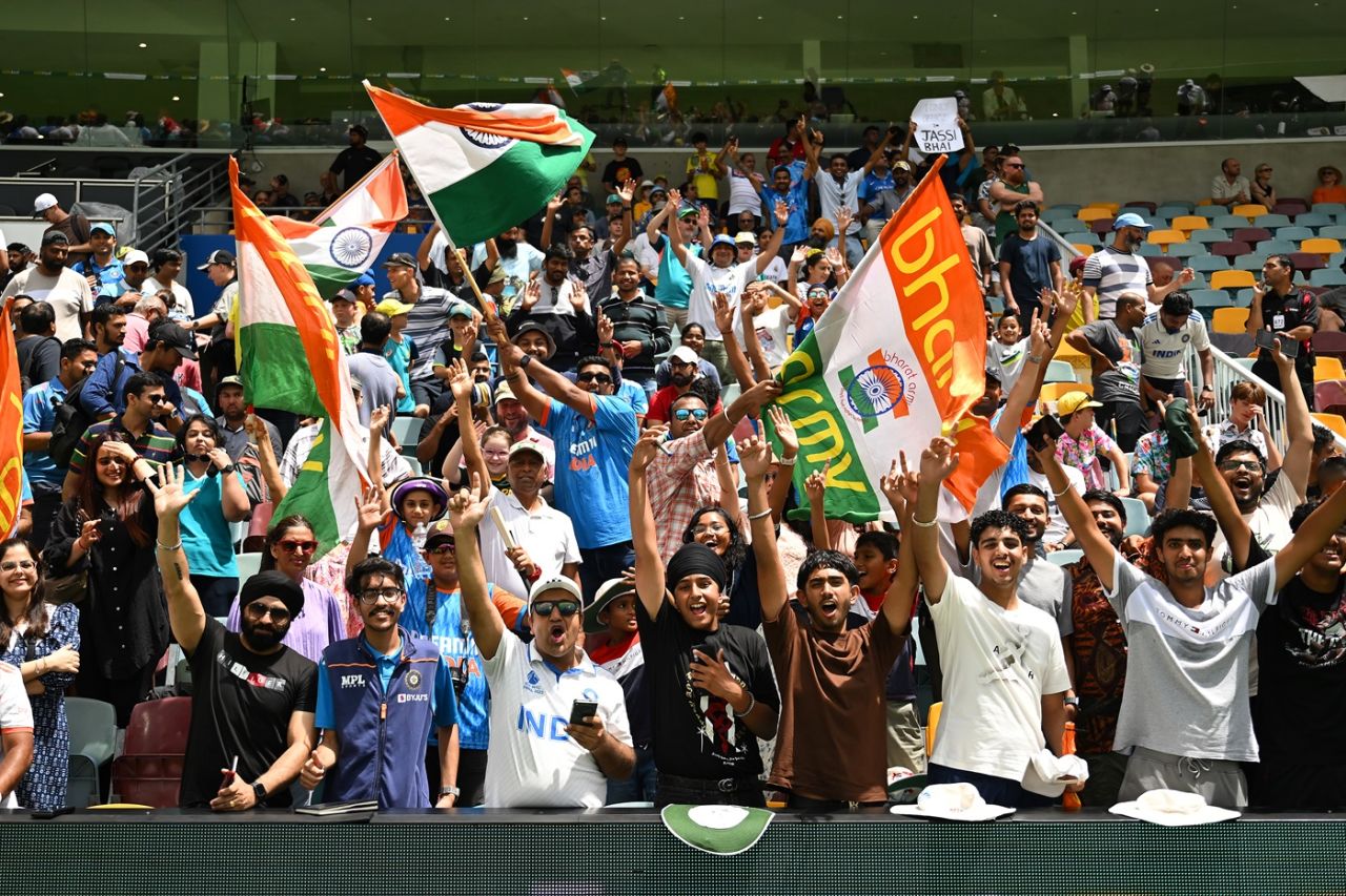 There was plenty of support for India at the Gabba, Australia vs India, 3rd Test, Brisbane, 5th day, December 18, 2024