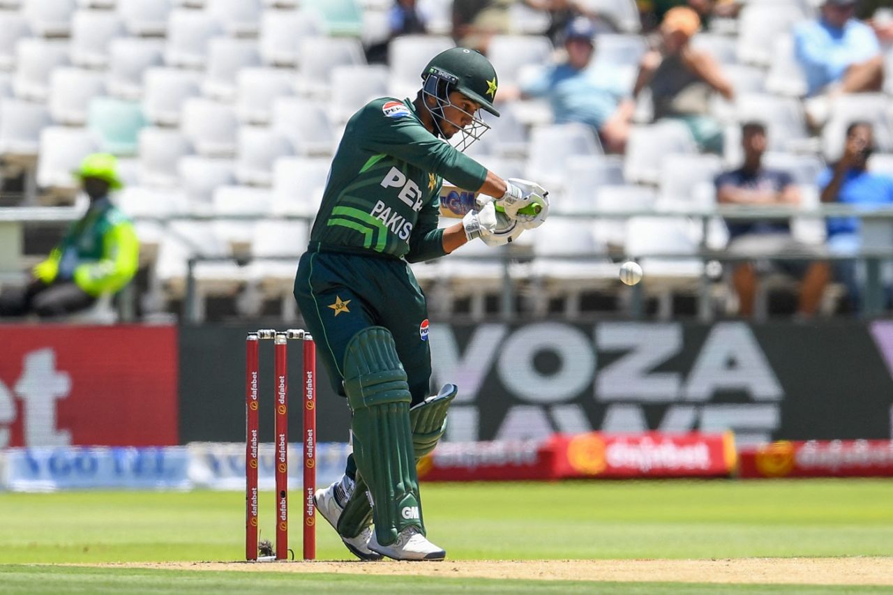 Saim Ayub was free-flowing at the start, South Africa vs Pakistan, 2nd ODI, Cape Town, December 19, 2024