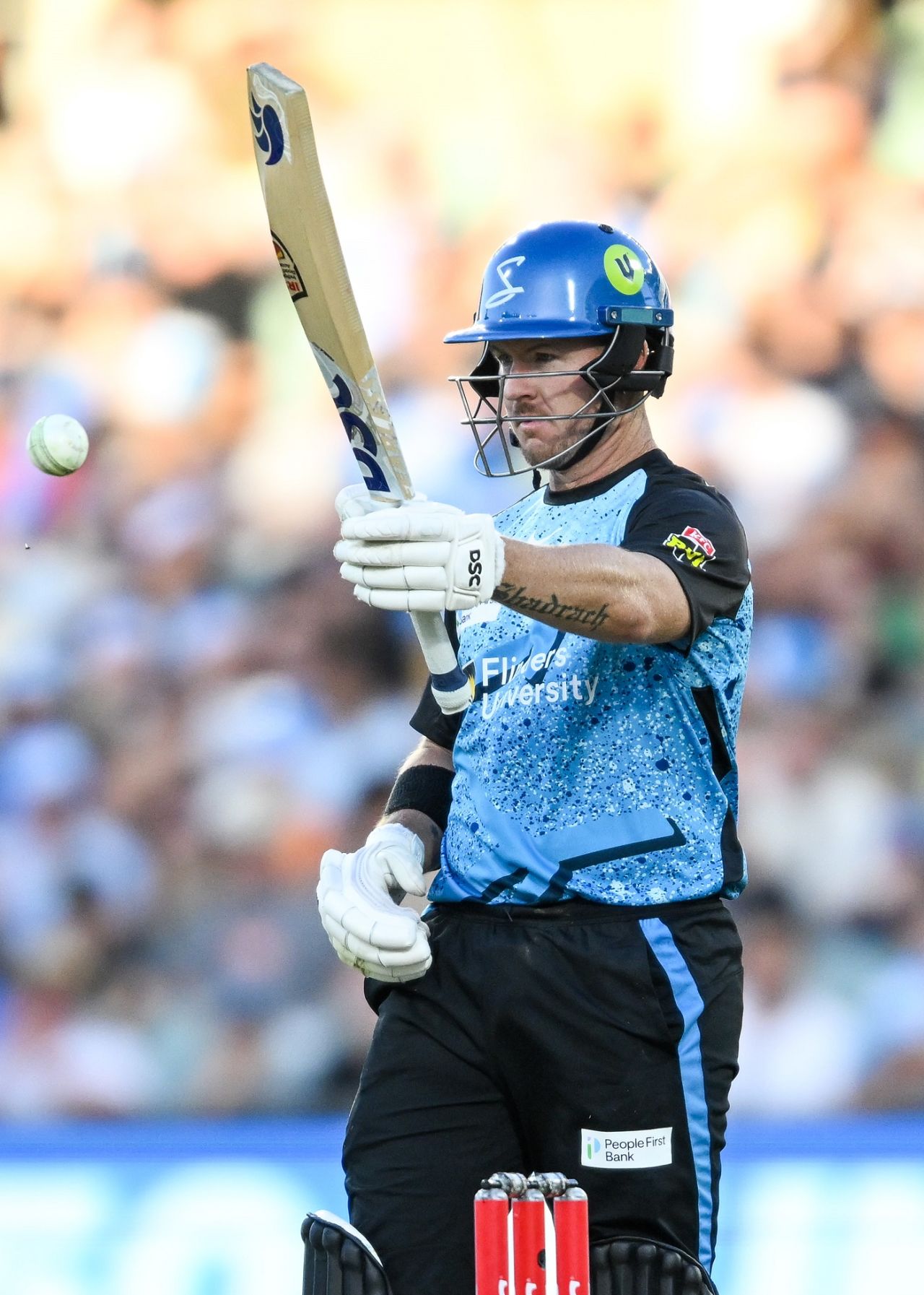 D'Arcy Short brings up his fifty, Adelaide Strikers vs Melbourne Stars, Adelaide, BBL, December 20, 2024