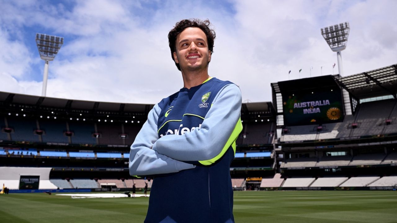 Sam Konstas at the MCG ahead of the fourth Test of the Border-Gavaskar Trophy, Melbourne, December 23, 2024