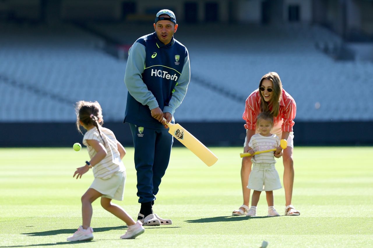 Usman Khawaja's day out with his family at the MCG, MCG, December 25, 2024