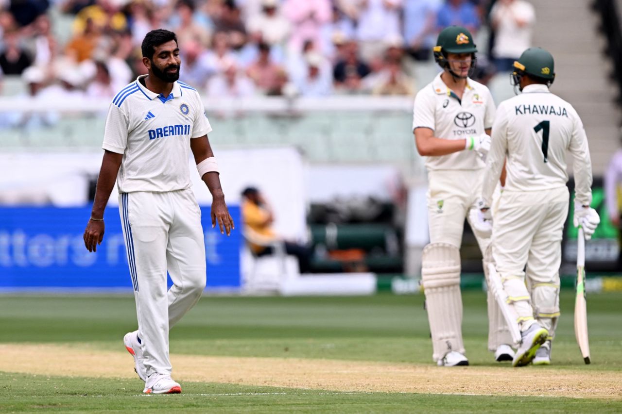 Jasprit Bumrah had no answers for Sam Konstas during his first spell, 4th Test, Day 1, Melbourne, ICC World Test Championship, December 26, 2024