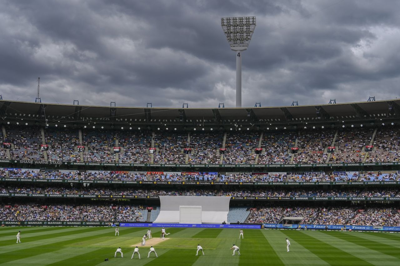 It was an overcast morning at the MCG, Australia vs India, 4th Test, Melbourne, 3rd day, December 28, 2024