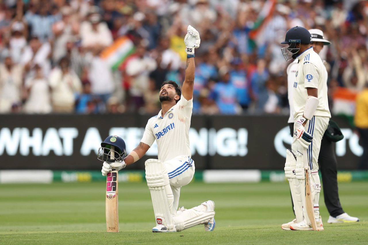 Nitish Kumar Reddy knew how he wanted to celebrate his hundred, Australia vs India, 4th Test, Melbourne, 3rd day, December 28, 2024