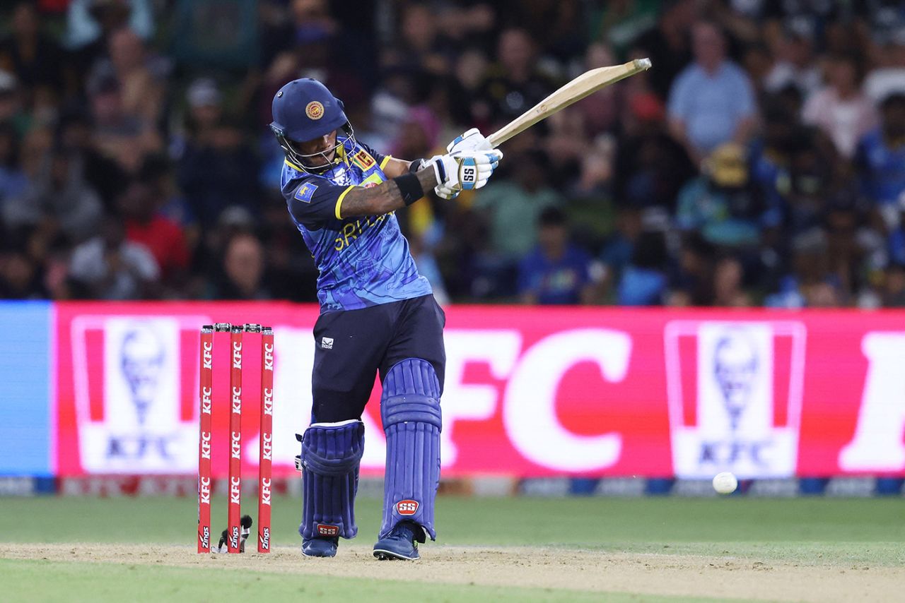 Pathum Nissanka got the chase off to a fast start, New Zealand vs Sri Lanka, 1st T20I, Mount Maunganui, December28, 2024