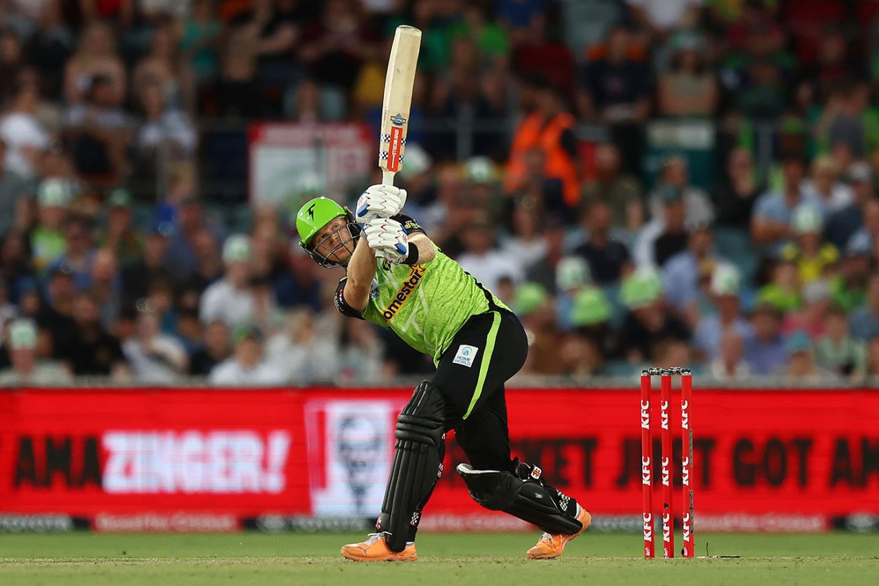 Sam Billings' half-century rebuilt for Sydney Thunder, Melbourne Stars vs Sydney Thunder, BBL, Canberra, December 28, 2024