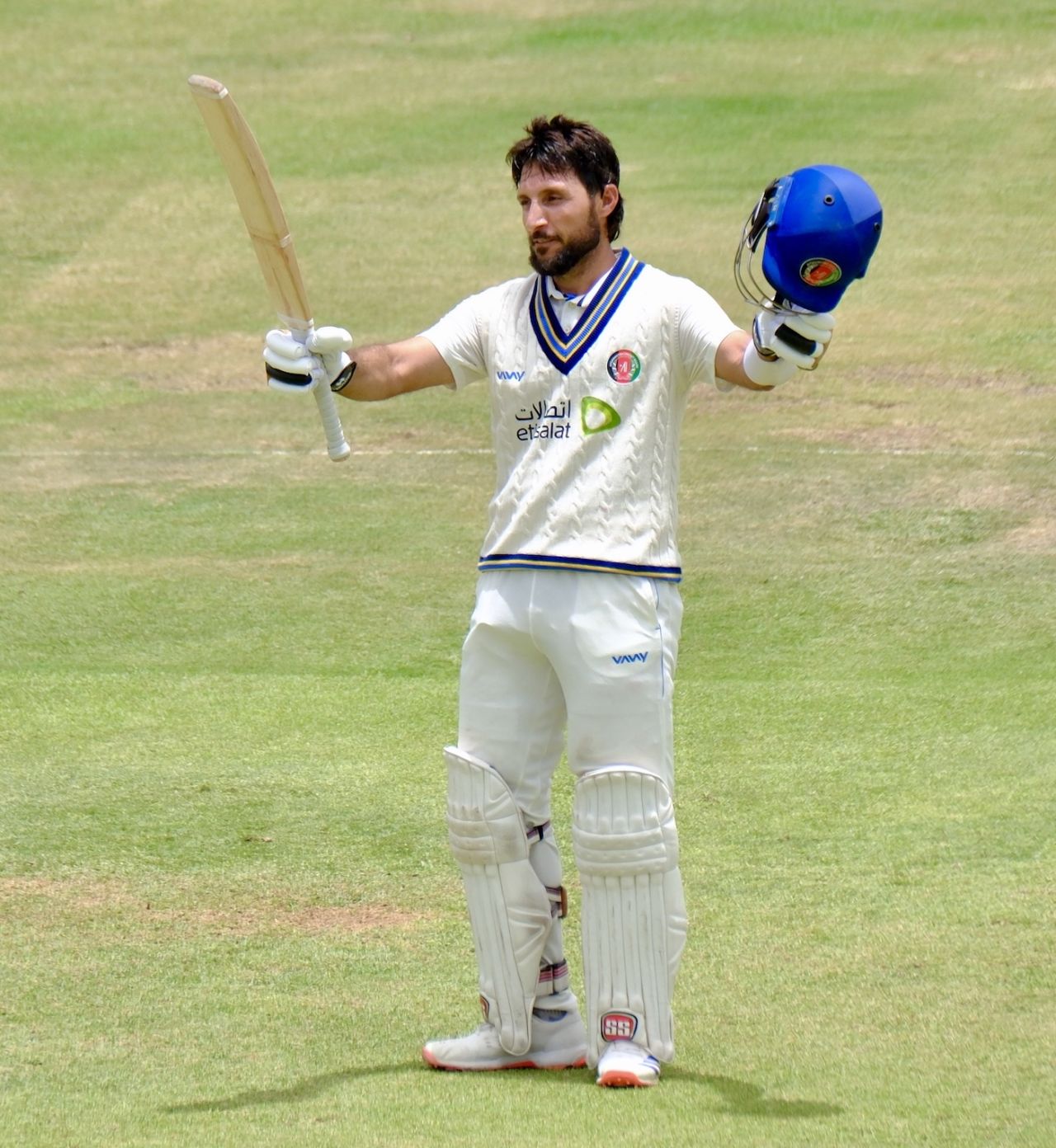 Rahmat Shah brought up his hundred in 198 balls, Zimbabwe vs Afghanistan, 1st Test, 3rd day, Bulawayo, December 28, 2024