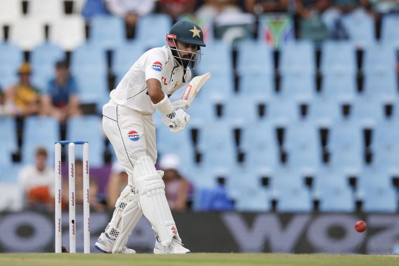 Saud Shakeel used his feet to negate Dane Paterson, South Africa vs Pakistan, 1st Test, Centurion, 3rd day, December 28, 2024