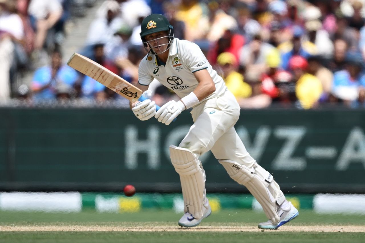 Marnus Labuschagne kept Australia's innings afloat amid a middle-order, Australia vs India, 4th Test, Melbourne, 4th day, December 29, 2024