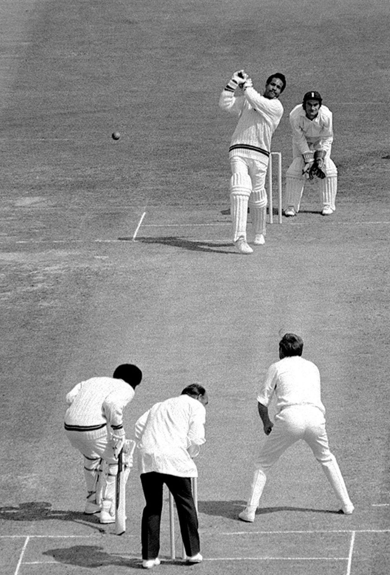 Garry Sobers on his way to 150*, his final Test hundred, England v West Indies, Lord's, August 24 1973