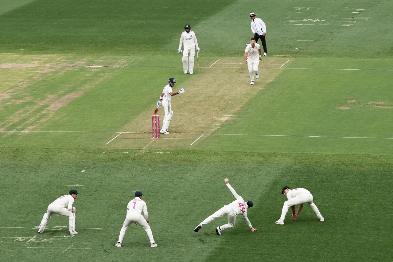 Steven Smith's attempt to pouch Virat Kohli's outside edge was not deemed fair, Australia vs India, 5th Test, Sydney, 1st day, January 3, 2025