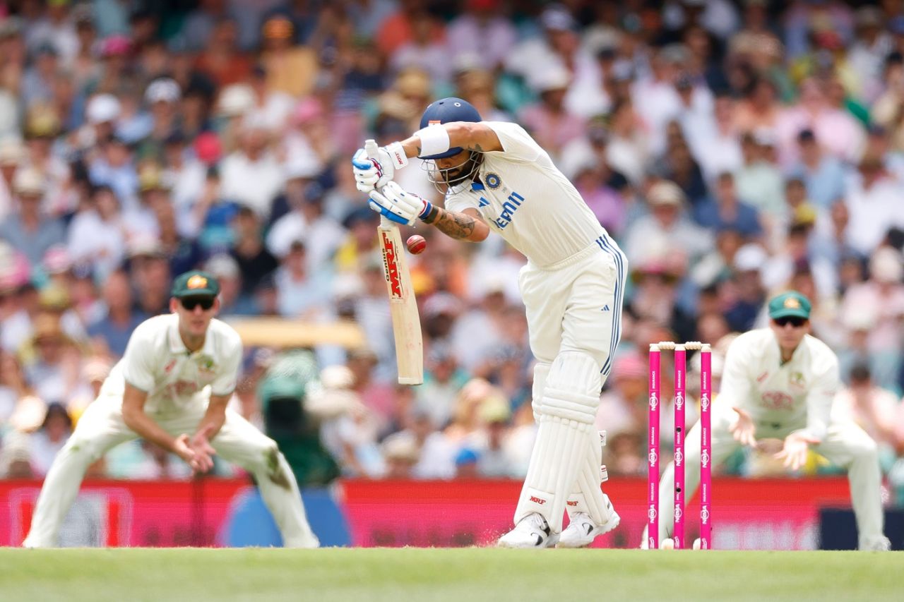 It was edged and taken yet again for Virat Kohli, Australia vs India, 5th Test, Sydney, 1st day, January 3, 2025