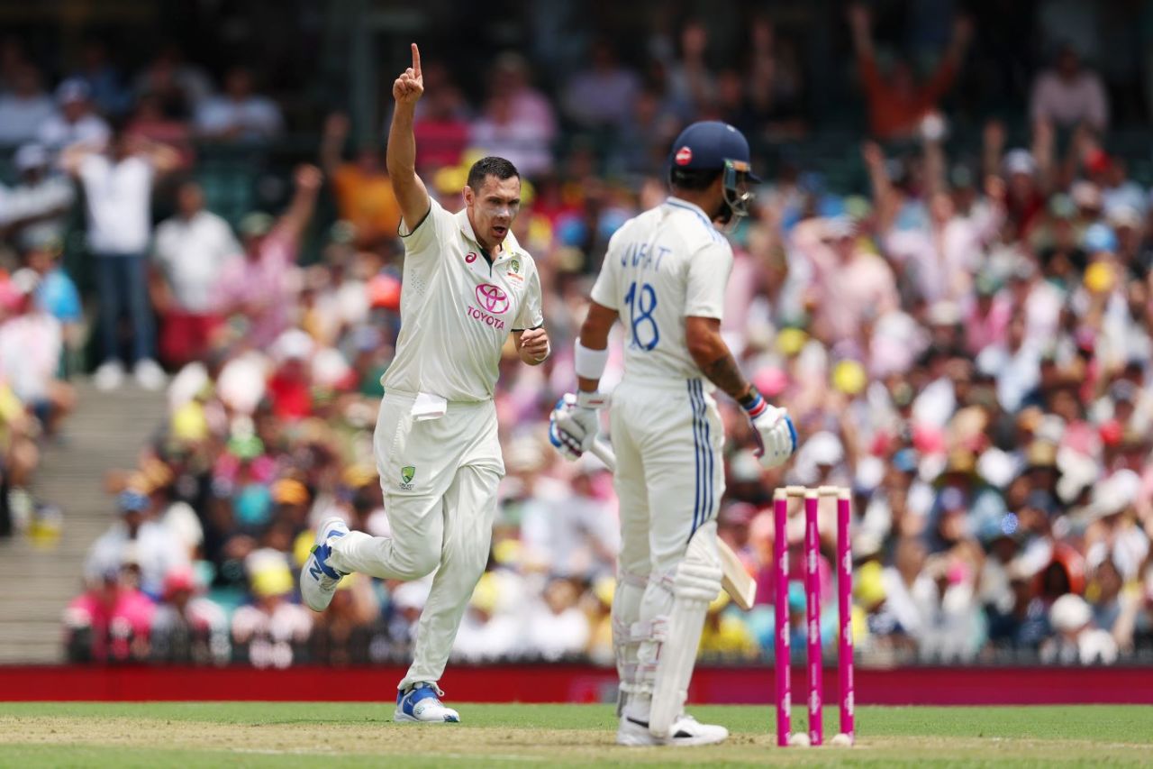 Scott Boland dismissed Virat Kohli for the fourth time, Australia vs India, 5th Test, Sydney, 1st day, January 3, 2025