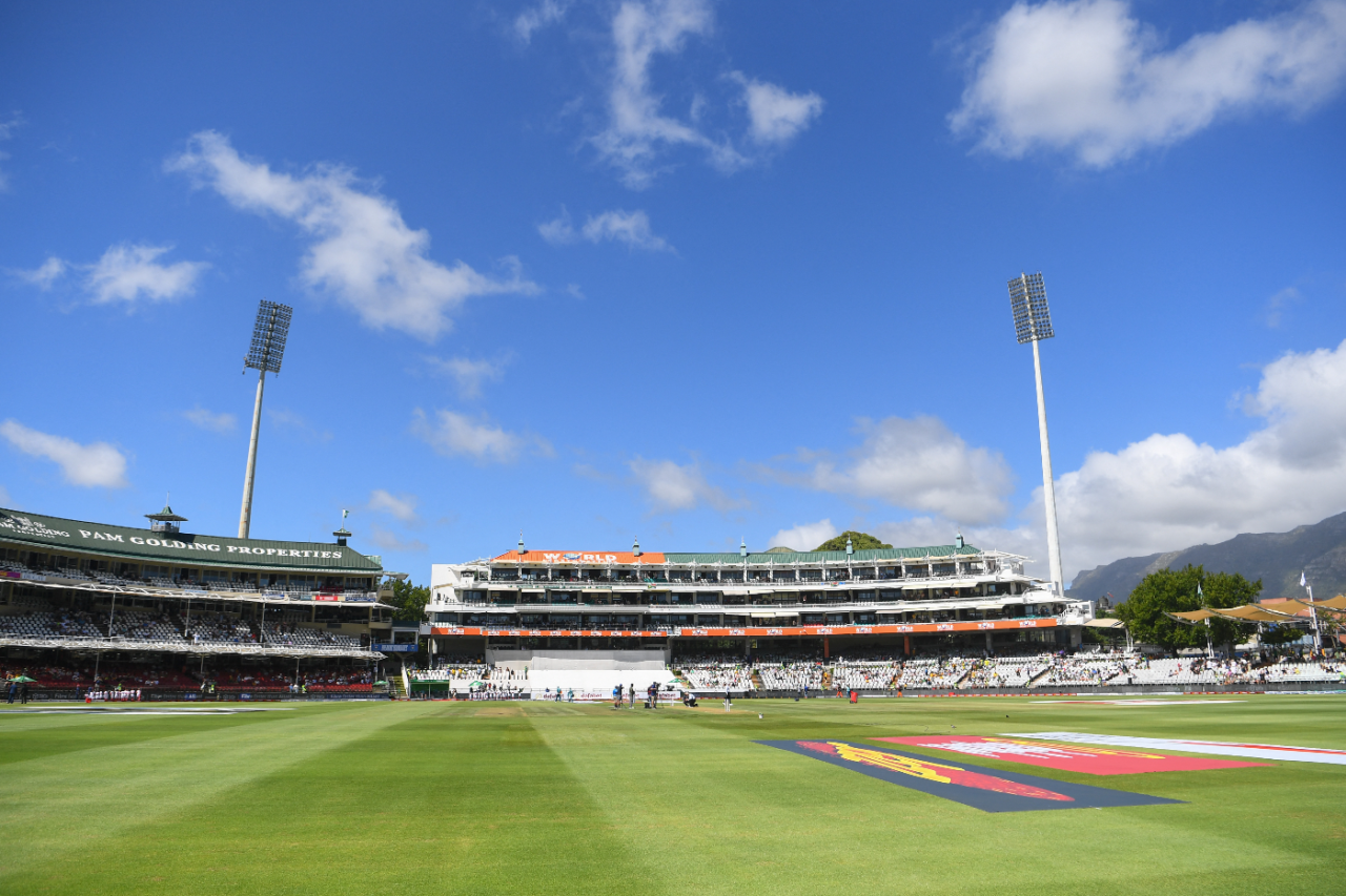 A general view of Newlands on the first morning, South Africa vs Pakistan, second Test, Cape Town, January 3, 2025