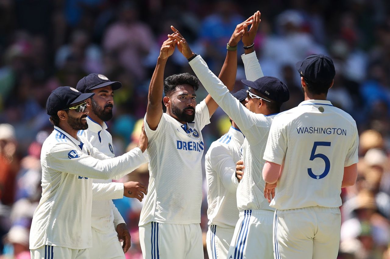 Mohammed Siraj stunned Australia with a double-wicket over, Australia vs India, 5th Test, Sydney, Day 2, January 4, 2025
