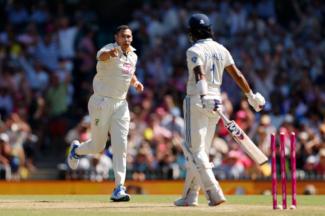 Scott Boland had KL Rahul bowled, Australia vs India, 5th Test, Sydney, Day 2, January 4, 2025