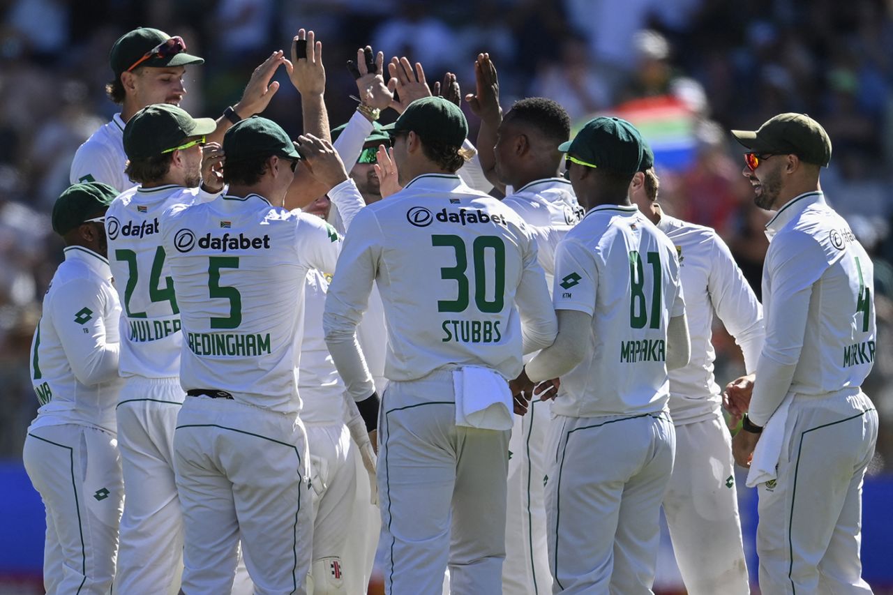 Kagiso Rabada struck in his opening over, South Africa vs Pakistan, 2nd Test, Cape Town, 2nd day, January 4, 2025
