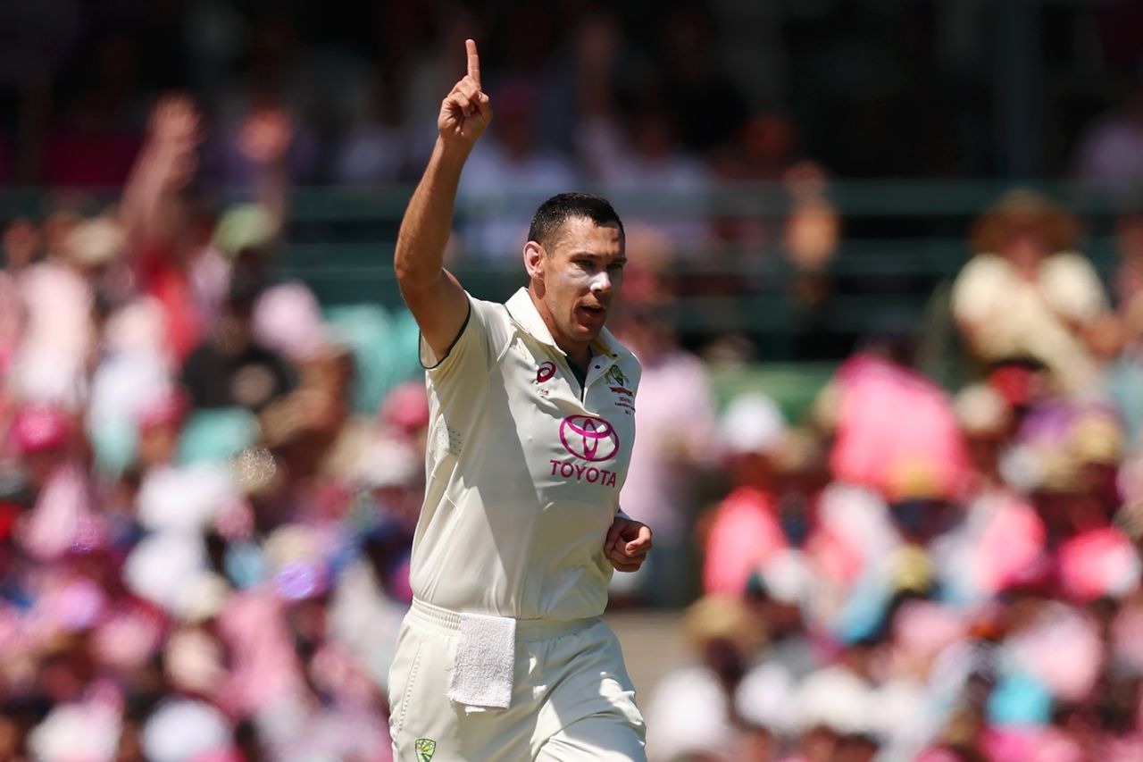 Scott Boland picked up six wickets during India's second innings, Australia vs India, 5th Test, Sydney, Day 3, January 5, 2024