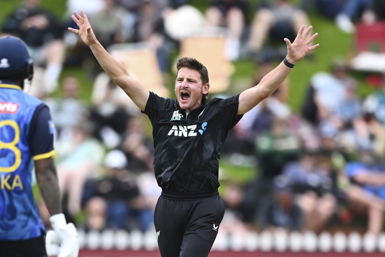 Nathan Smith picked early wickets for New Zealand, New Zealand vs Sri Lanka, 1st ODI, Wellington, January 05, 2025