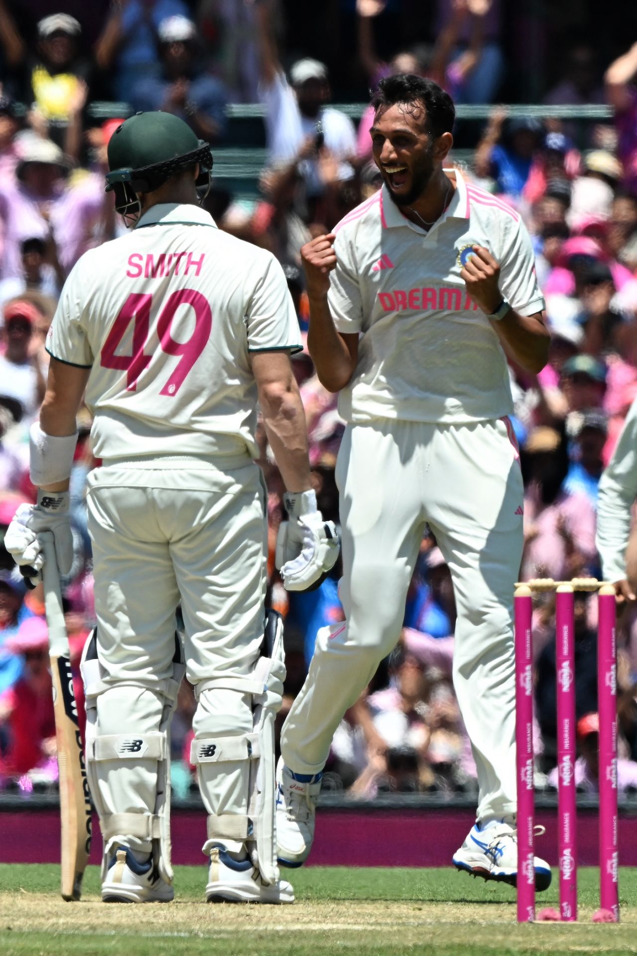 Prasidh Krishna strikes again, and that's the end of Steven Smith, Australia vs India, 5th Test, Sydney, 3rd day, January 5, 2024