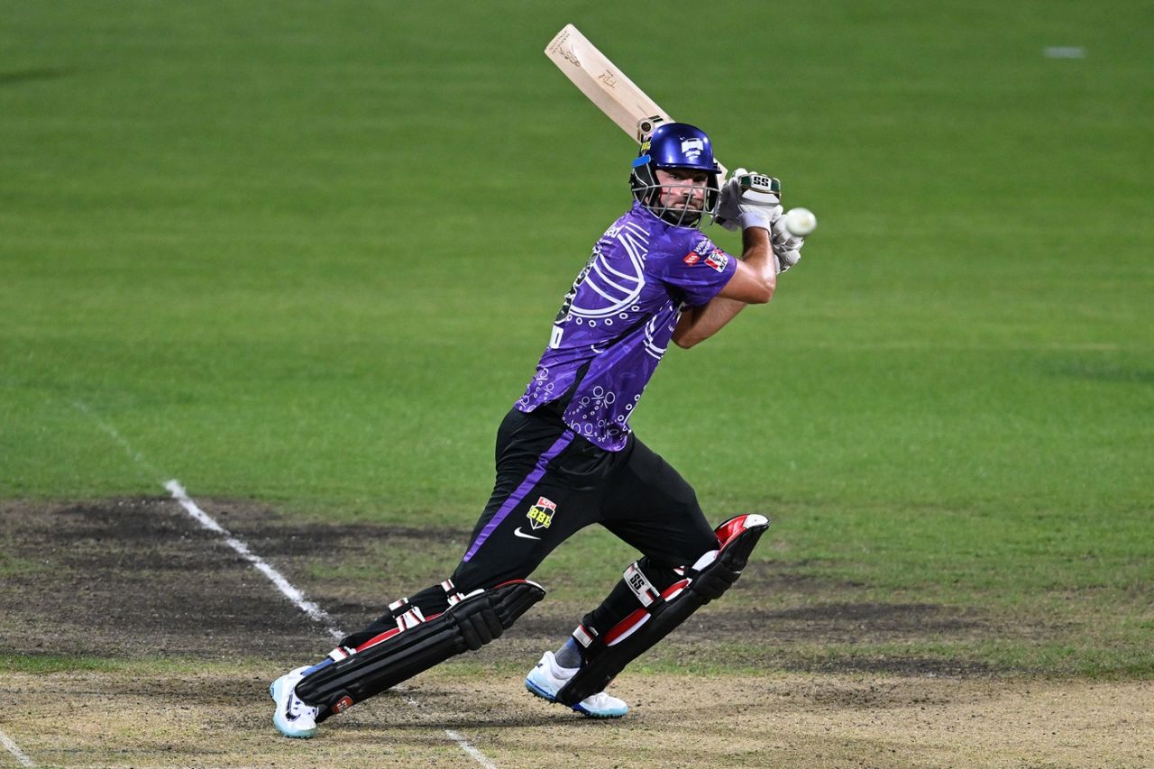 Tim David finished with a blistering 62 not out off 28 balls, Hobart Hurricanes vs Adelaide Strikers, Hobart, BBL, January 5, 2025